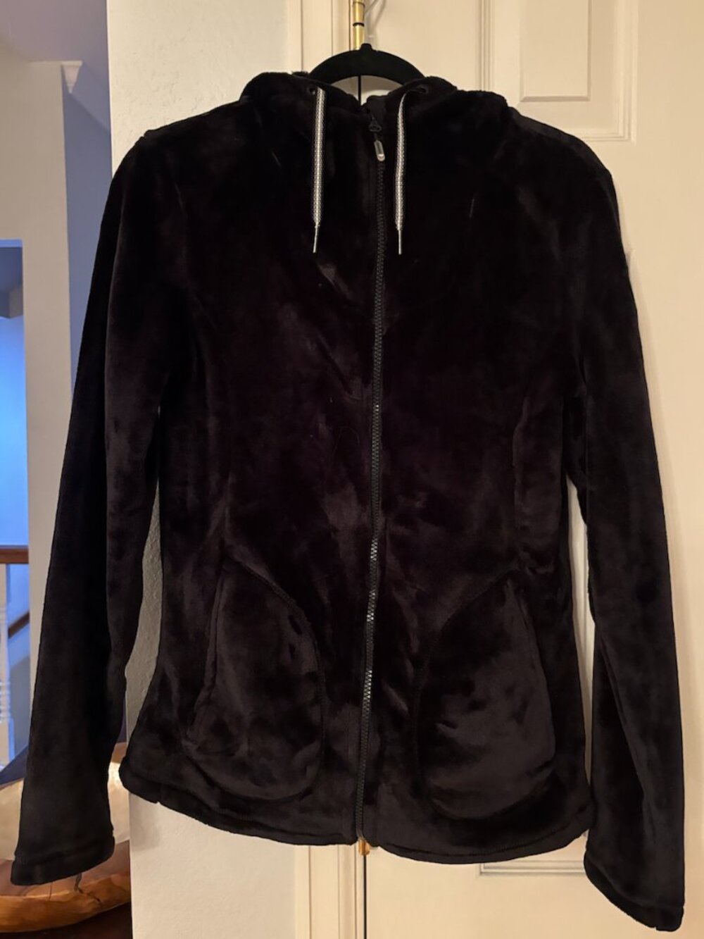 Roxy Plush Velour Zip Hoodie – Women’s Size M